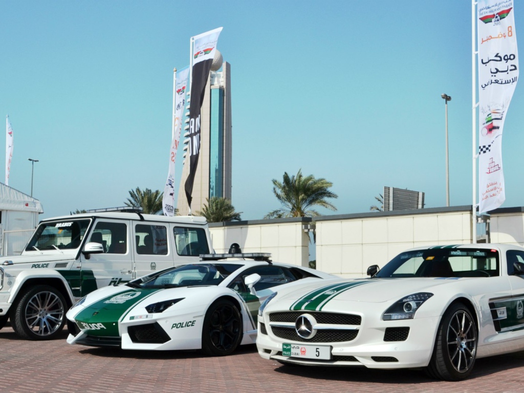 Автомобили полиции Дубая