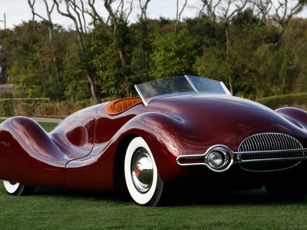 Фантастический дизайн ретро автомобиля