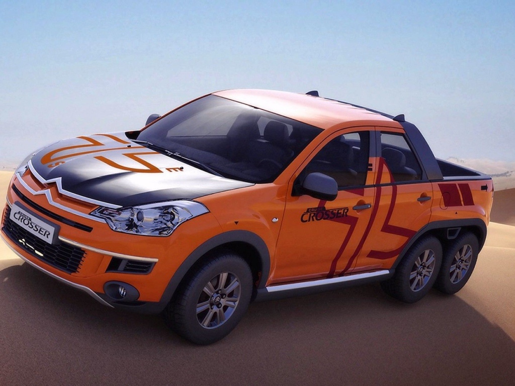 Трехосный оранжевый Круизер