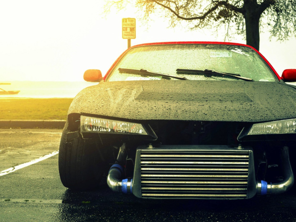 Черный Nissan Silvia S14