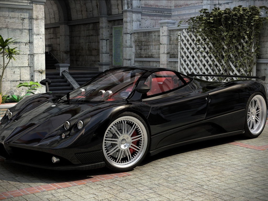 Черный спортивный Pagani