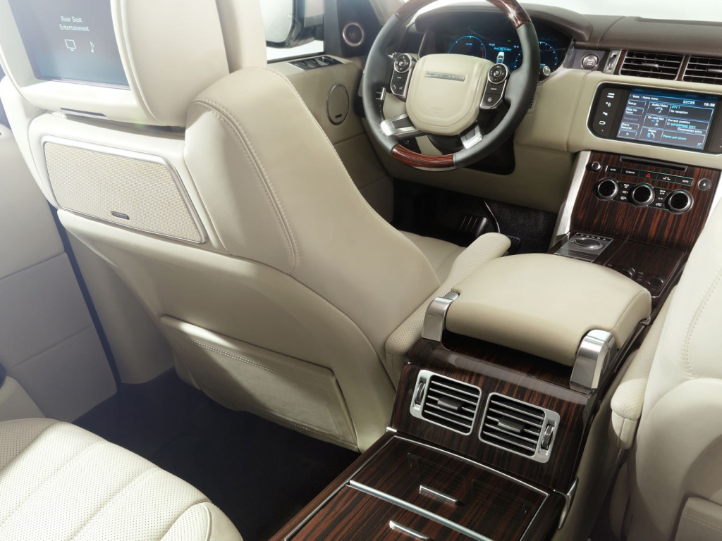 Интерьер автомобиля Range Rover