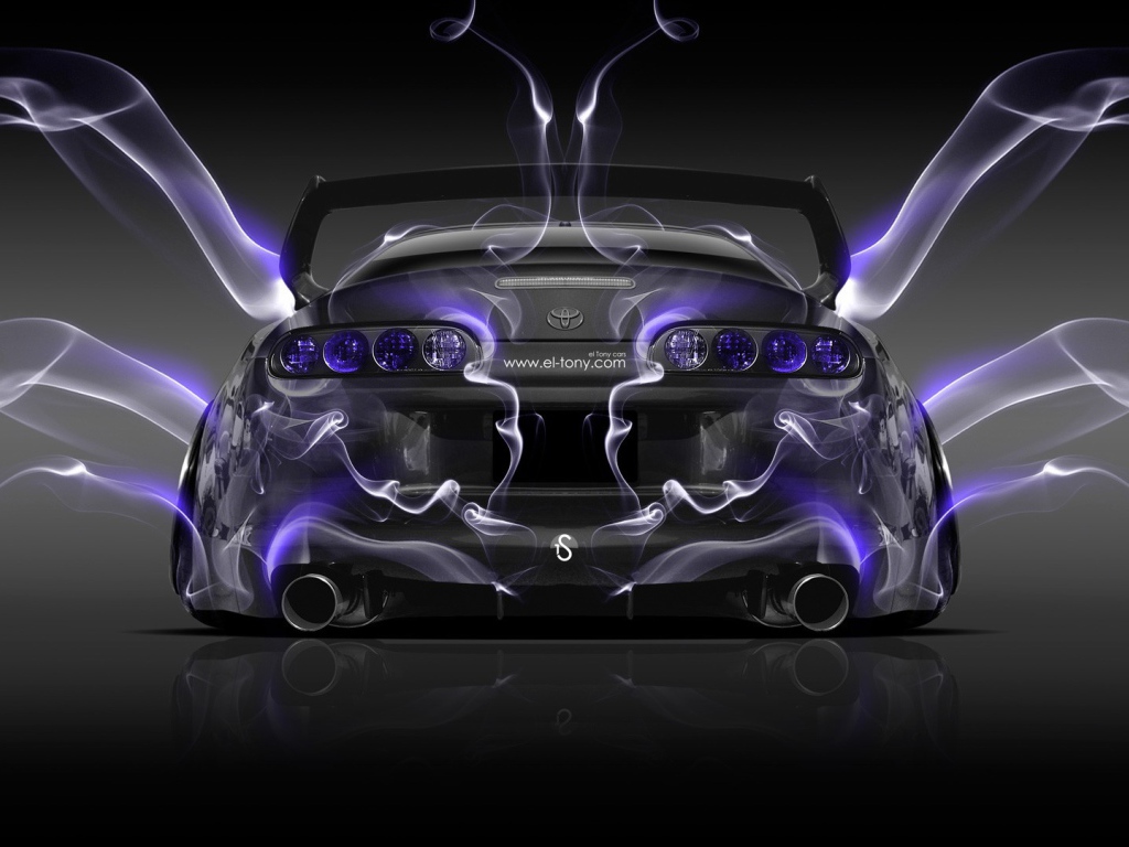 Голубая энергия Toyota Supra