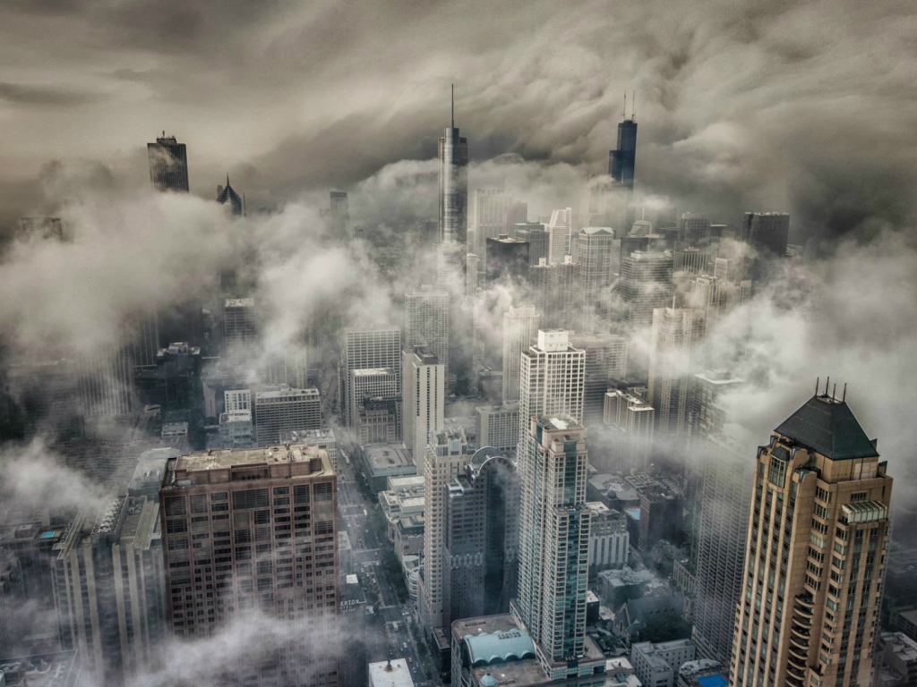 Чикаго в густом тумане