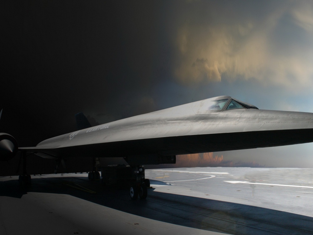 Фантастический самолет SR-71 Blackbird
