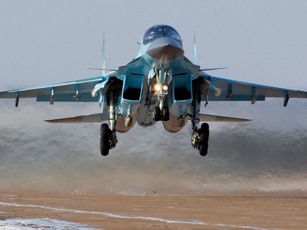 Российский истребитель Sukhoi Su-34