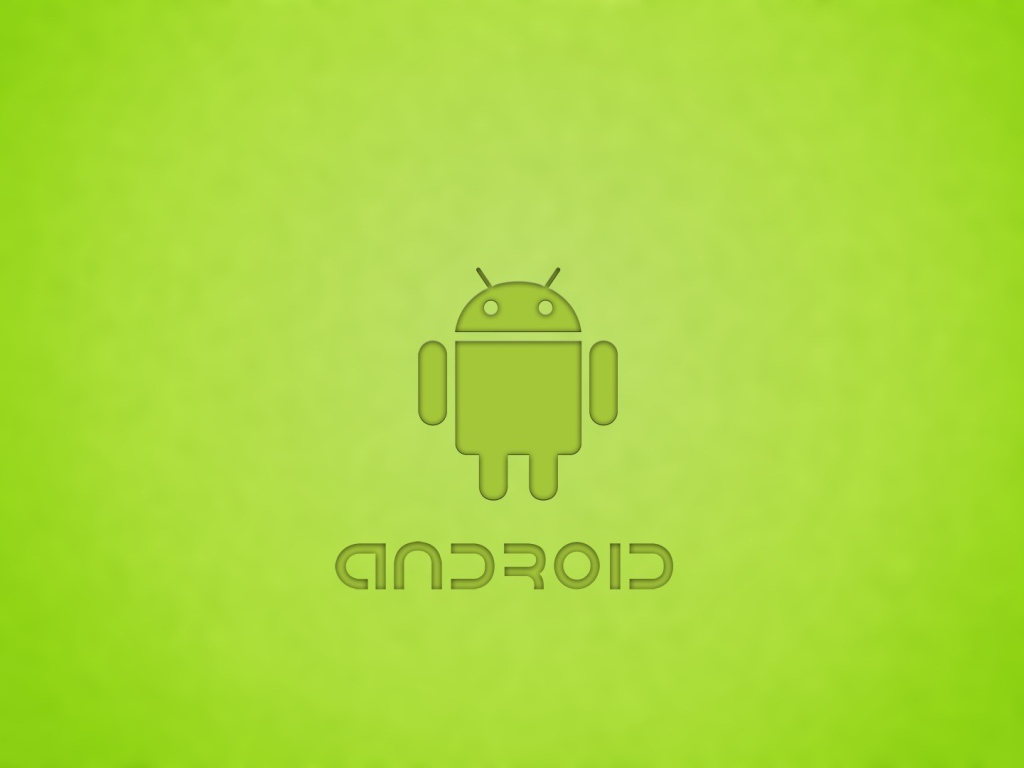 Фигурка Андроид, зеленый фон