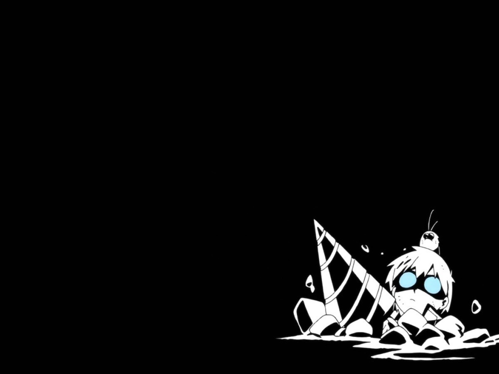 Черный фон, аниме Гуррен-Лаганн