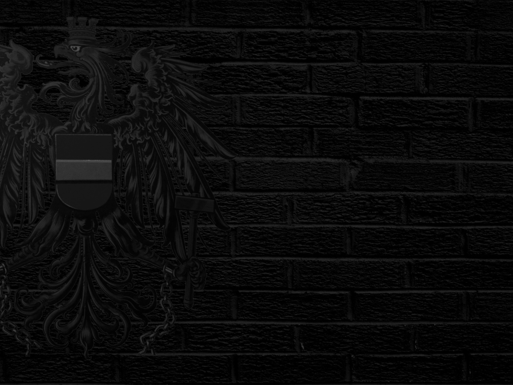 Черный герб Австрии на черном фоне