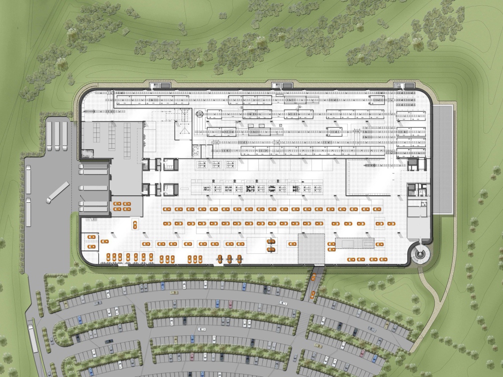 Рабочий чертеж фабрики
