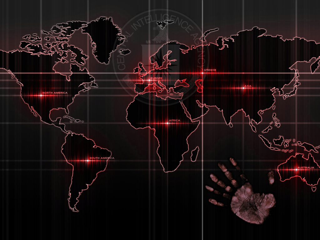 Карта мира ЦРУ