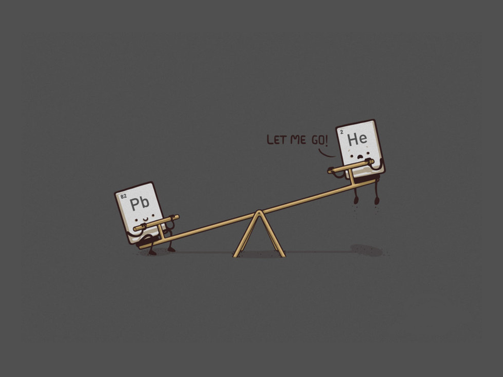 Химические элементы, серый фон