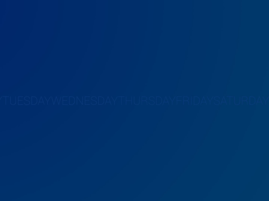 День недели воскресенье