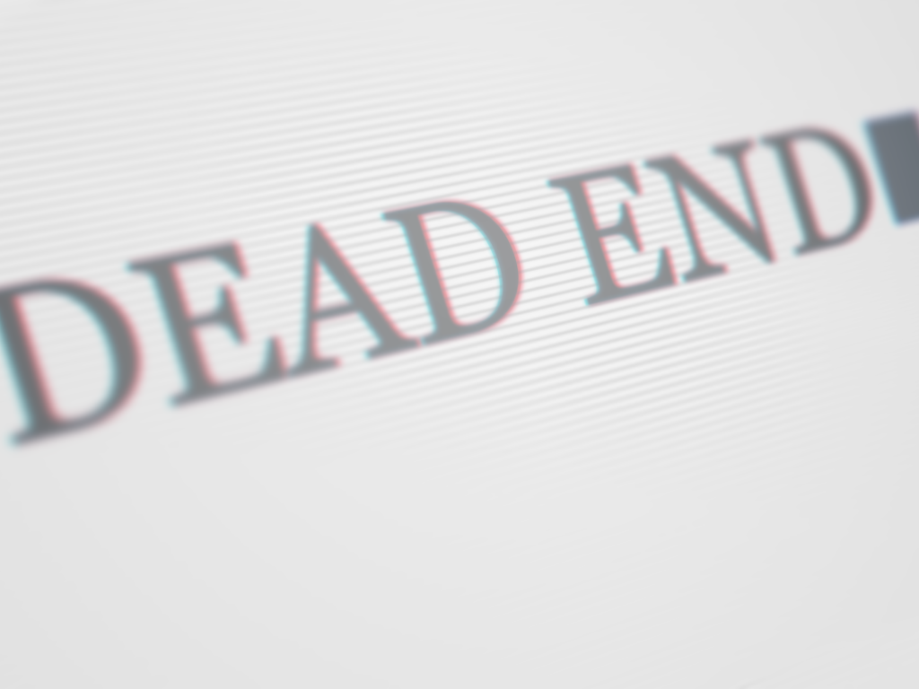 Смертельный конец, надпись