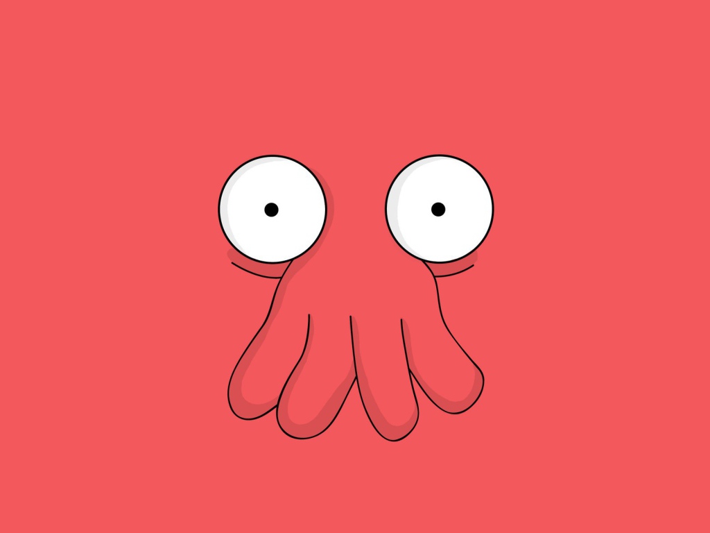 Доктор Зойдберг, розовый фон