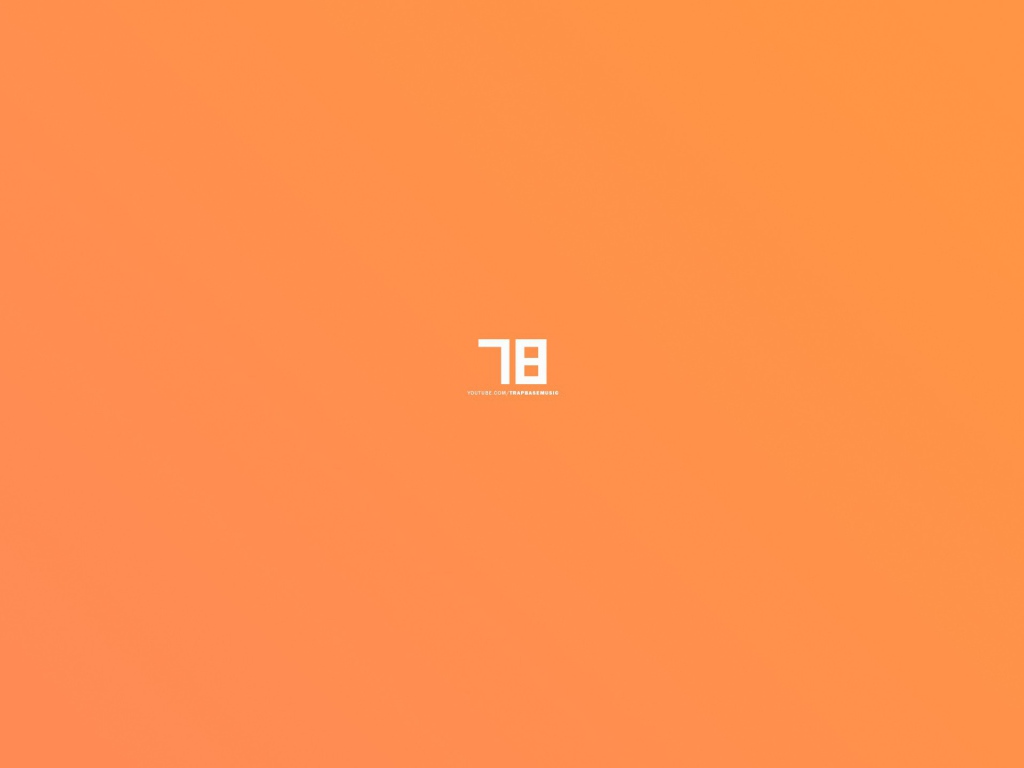 Цифры, оранжевый фон