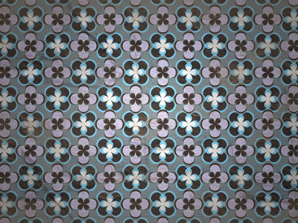 Цветочный орнамент, фоновый рисунок