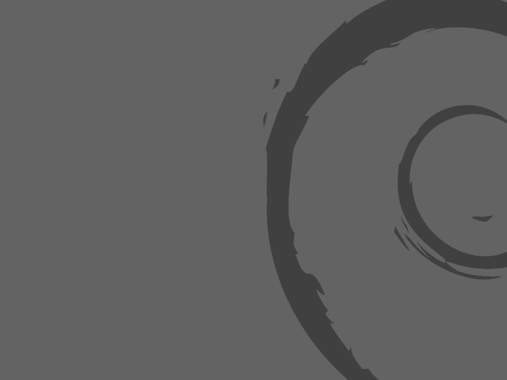 Серый фон Debian