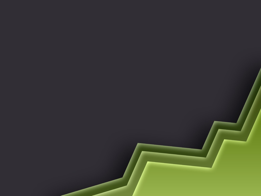 Зеленая панель на сером фоне