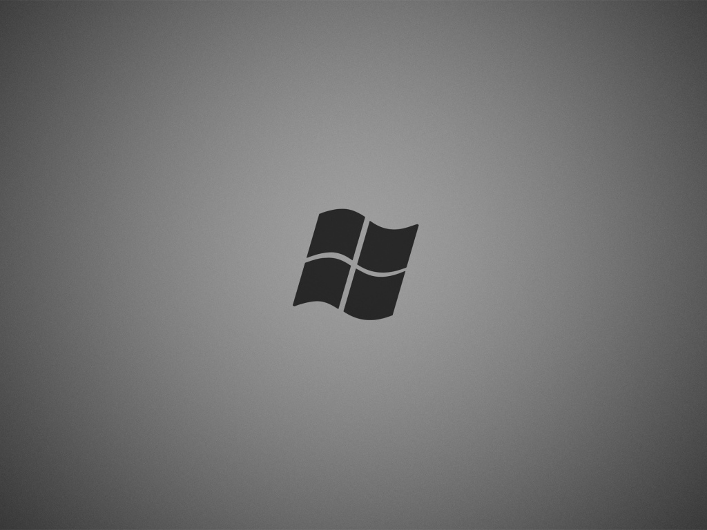 Серый логотип Майкрософт на сером фоне