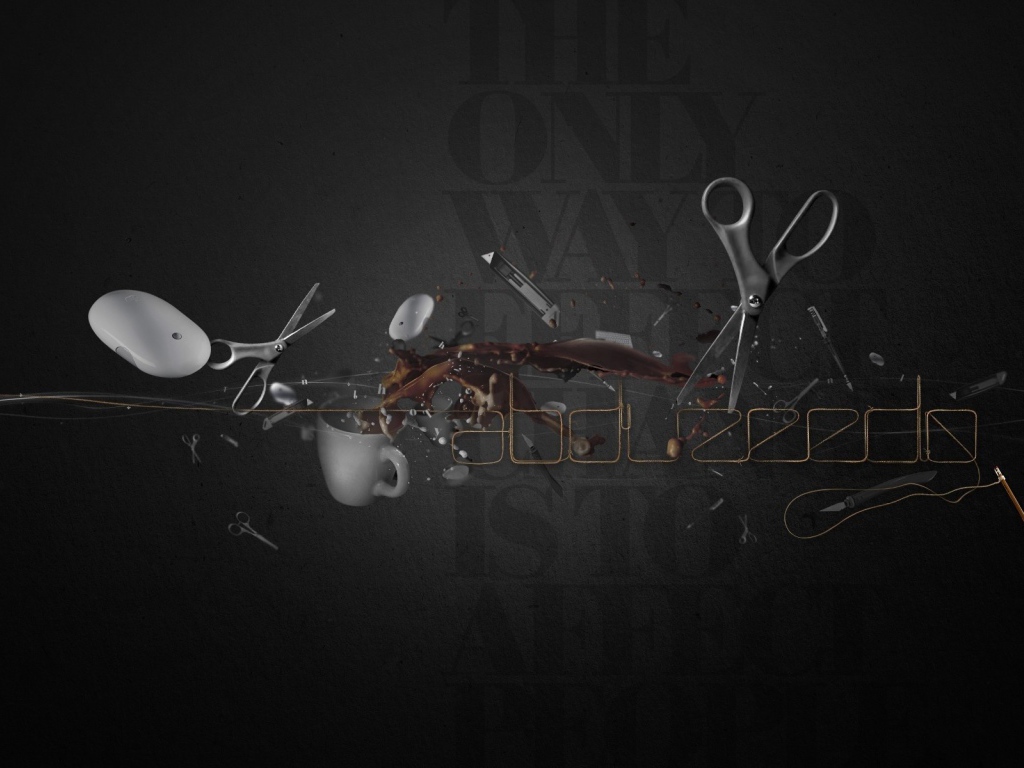 Бытовые инструменты, серый фон