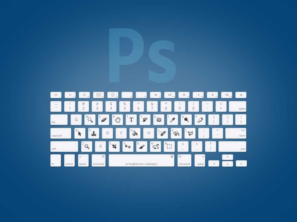 Клавиатура Адоб Фотошоп