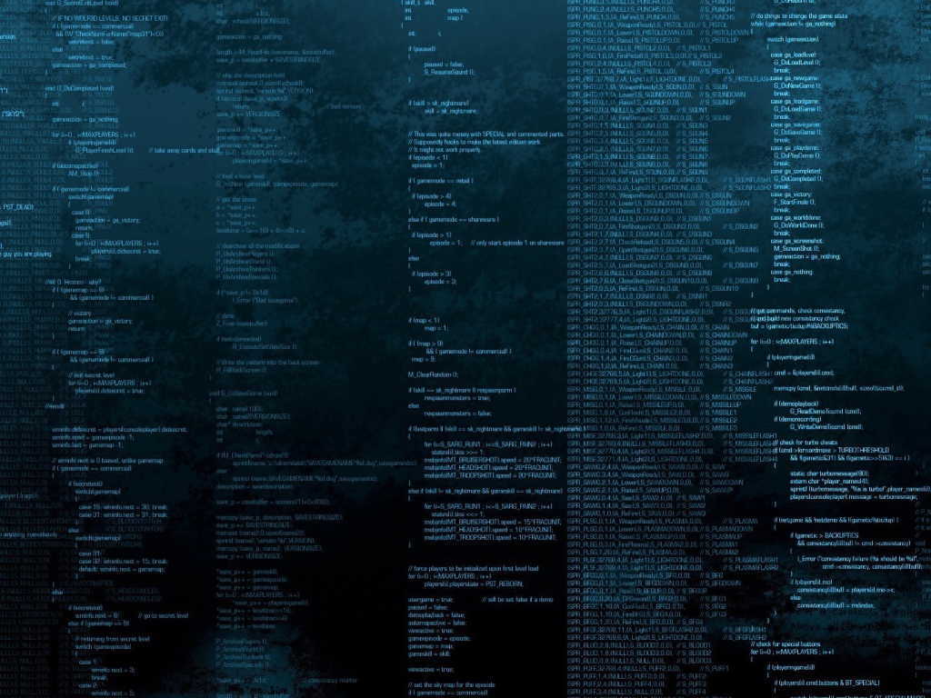 Строки компьютерного кода, фон