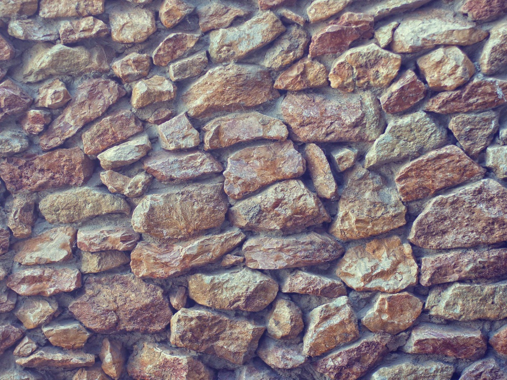 Кладка из дикого камня и бетона, фон