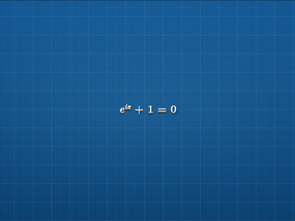 Математическая формула на клетчатом голубом фоне