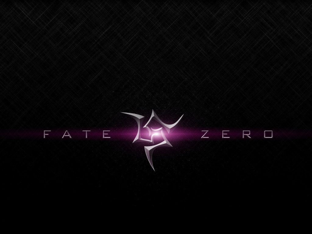 Розовые буквы, аниме Fate-Zero