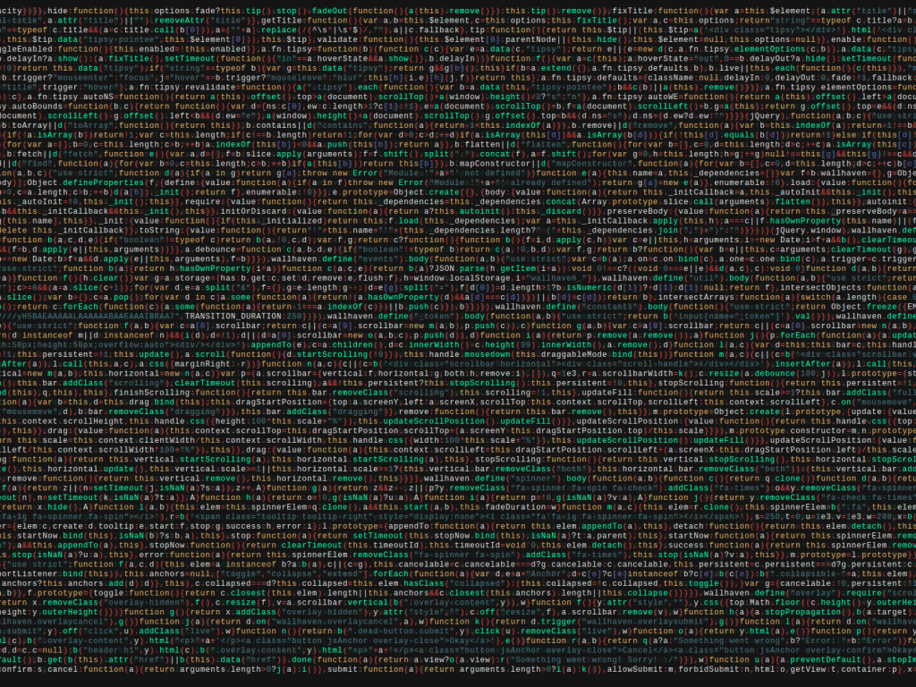 Код программы, фон