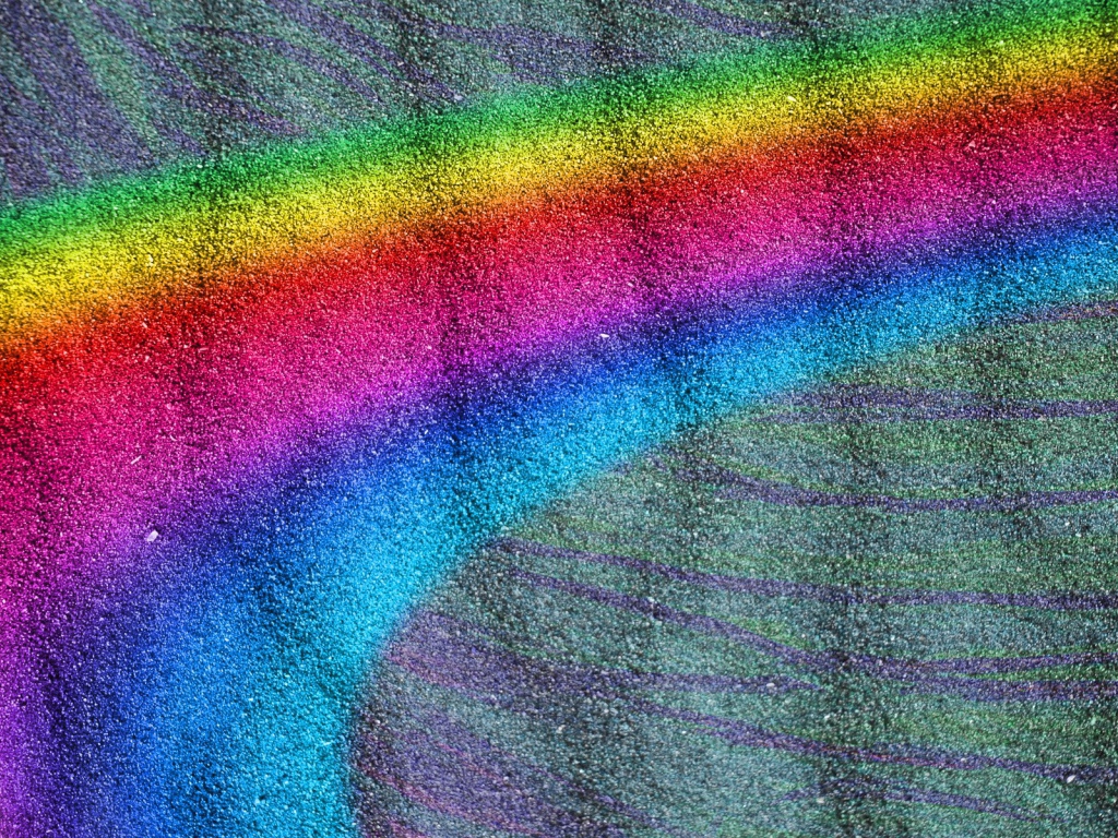 Радуга на песке