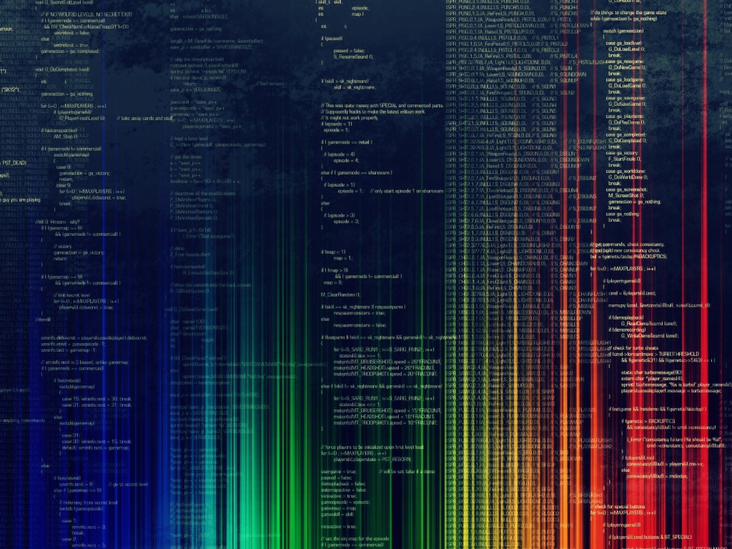 Радужный код программы