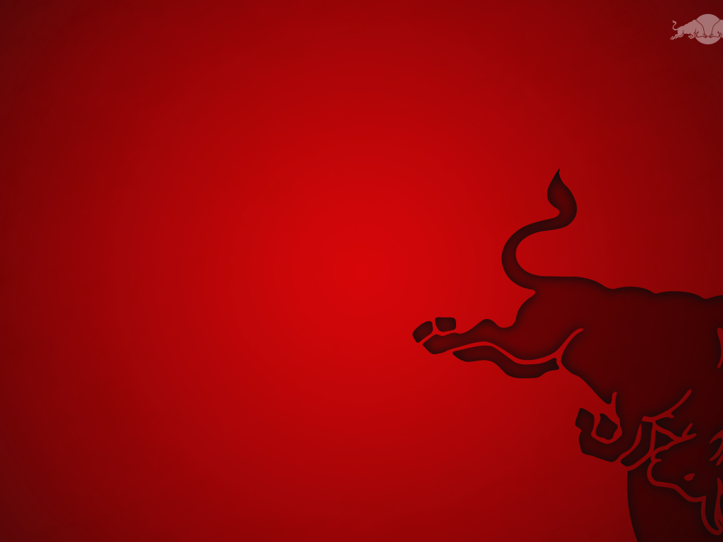 Энергетический напиток Red Bull, красный фон