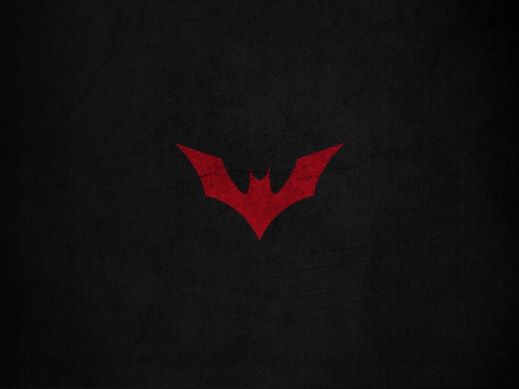Red bat, black background