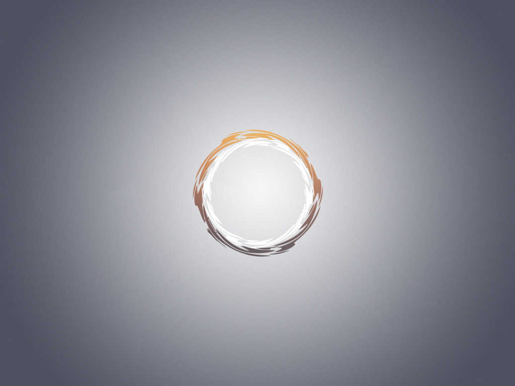 Кольцо на сером фоне