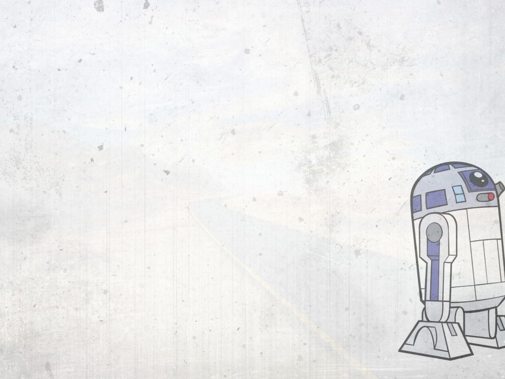 Робот из Звездных войн, светлый фон