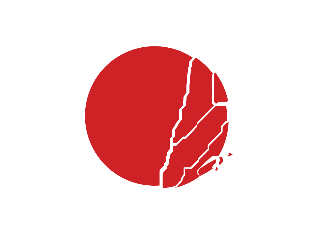 Разбитый круг на флаге Японии