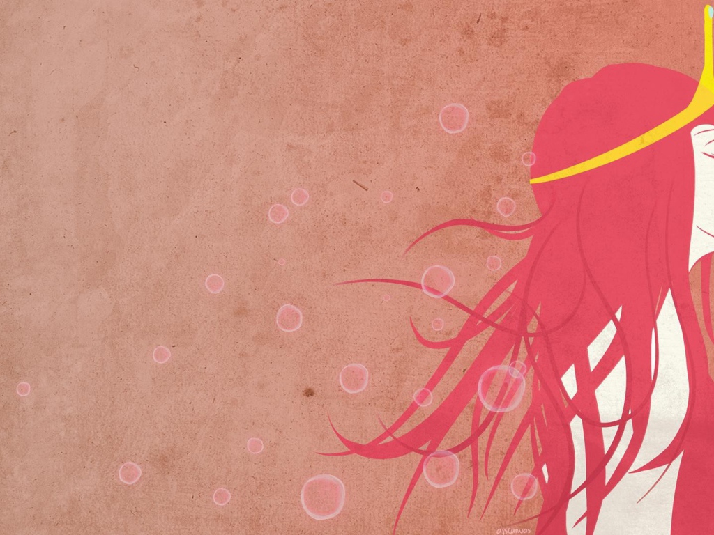 Девушка в короне, розовый фон