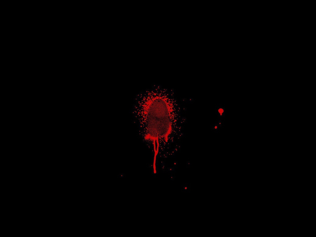 Отпечаток в капле крови