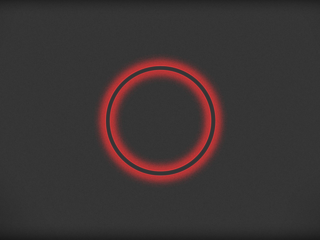 Красный круг на сером фоне