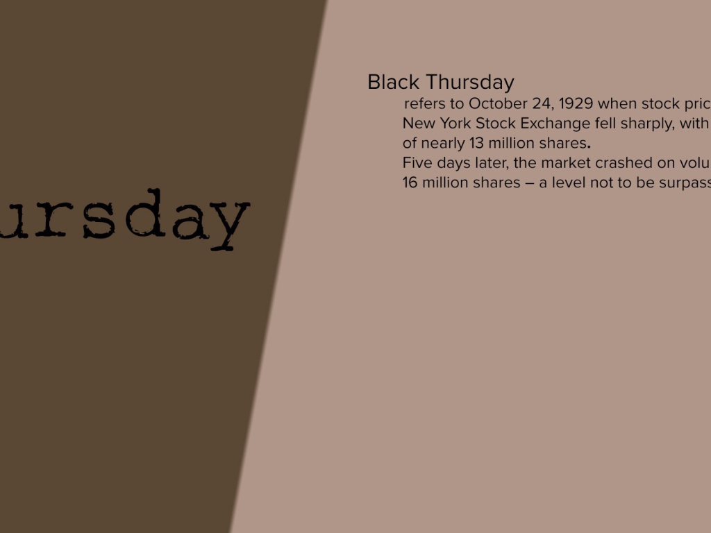 Описание четверга на английском языке