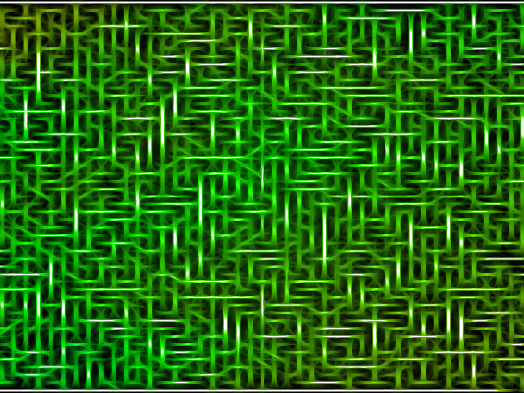 Переплетение волокон, зеленый фон