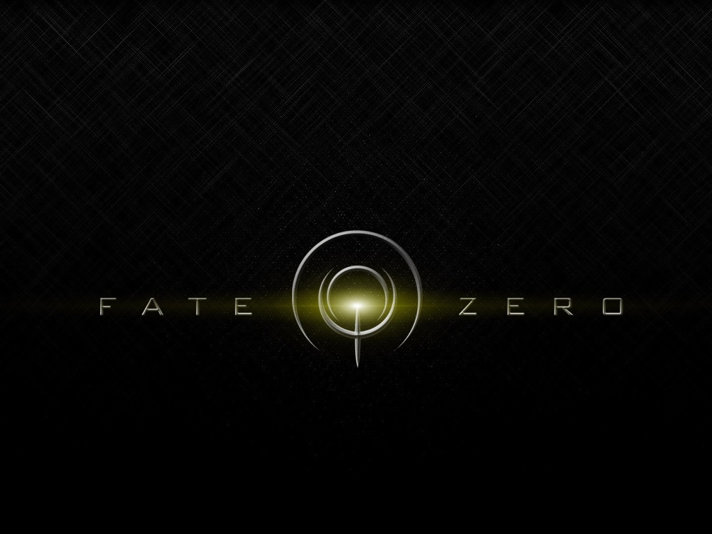 Желтые буквы, аниме Fate-Zero