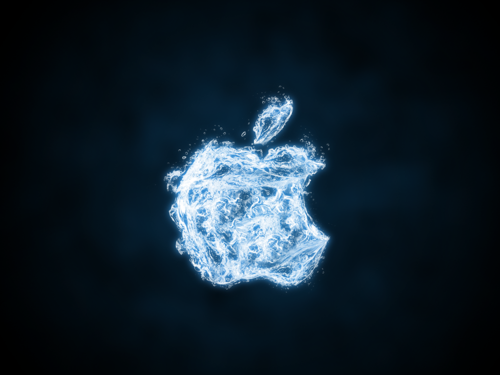 Голубое пламя, символ Эппл