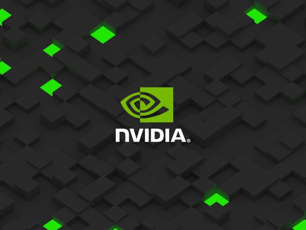 Логотип Nvidia в 3-Д
