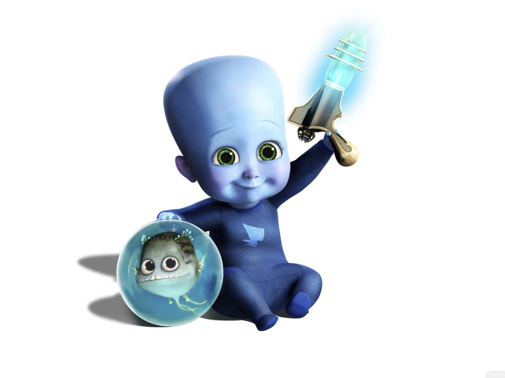 Малыш из мультфильма Мегамозг