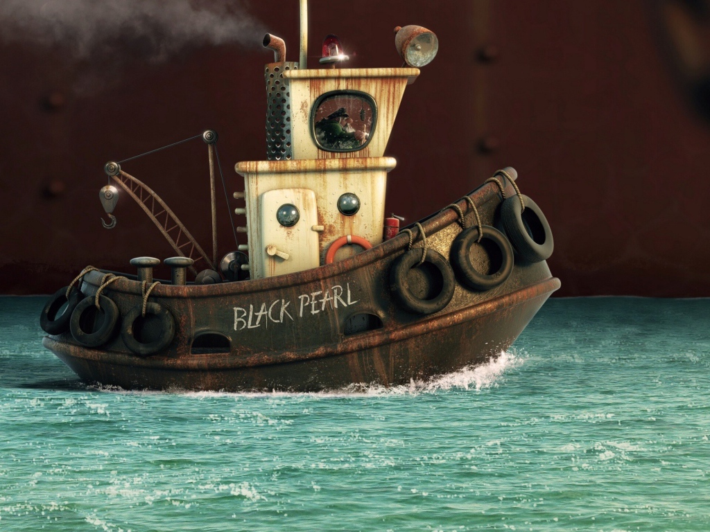 Корабль Черная жемчужина, мультфильм