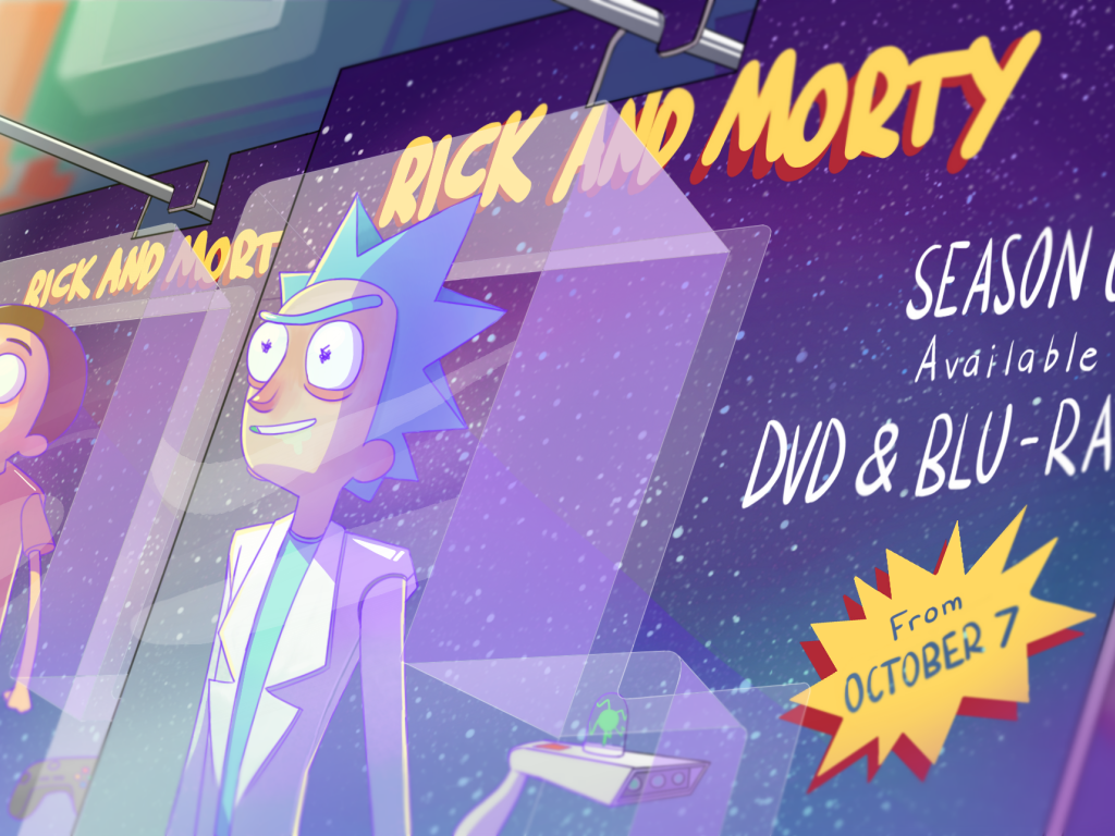 Кадр из мультфильма Рик и Морти