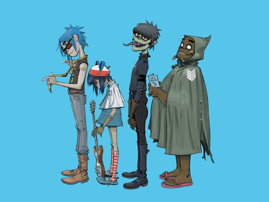 Зомби стоит в очереди, мультфильм